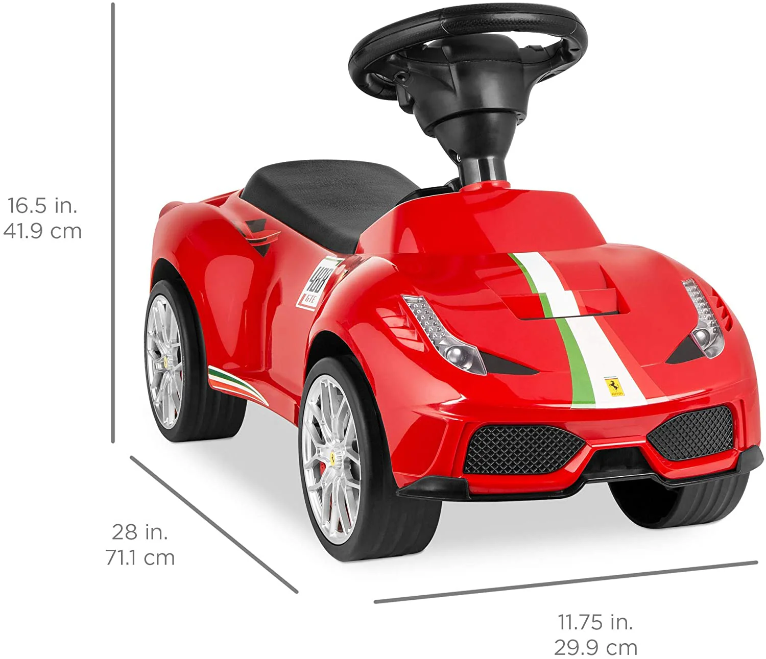 Ferrari 488 GTE Toddler Ride On Pedal Racer Car Foot to Floor, Licensed - Image 6