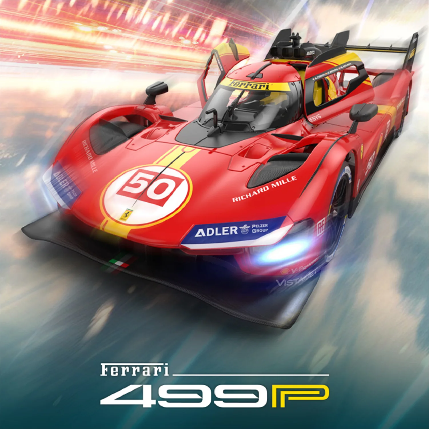 Ferrari 499P RC Car 1/14 Scale Licensed Remote Control Toy Car by Rastar - Image 6
