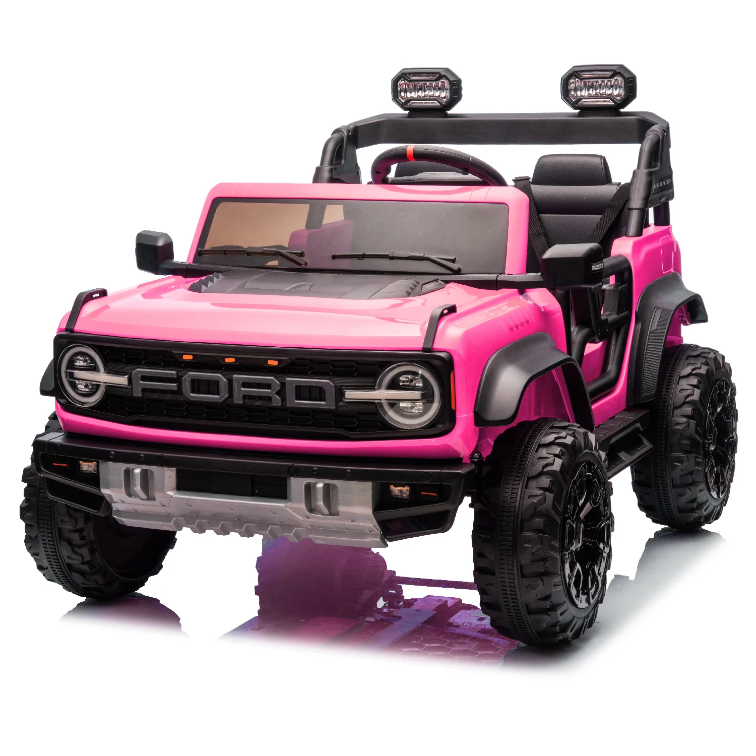 Licensed Ford Bronco Raptor 24V 2 Seater Electric Ride-On Car – Parental Remote, Music, Suspension & Working LED Lights - Image 10