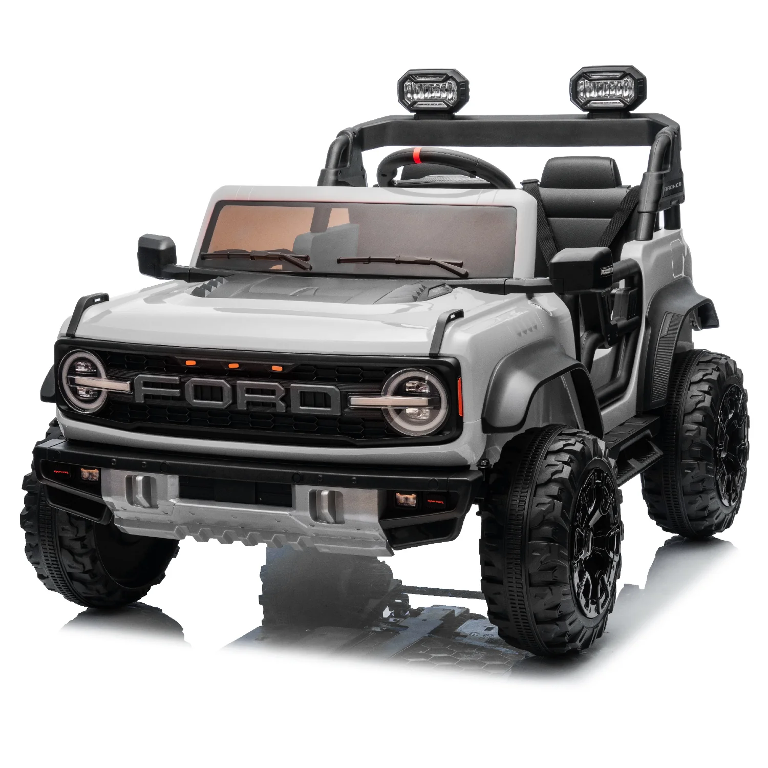 Licensed Ford Bronco Raptor 24V 2 Seater Electric Ride-On Car – Parental Remote, Music, Suspension & Working LED Lights - Image 8