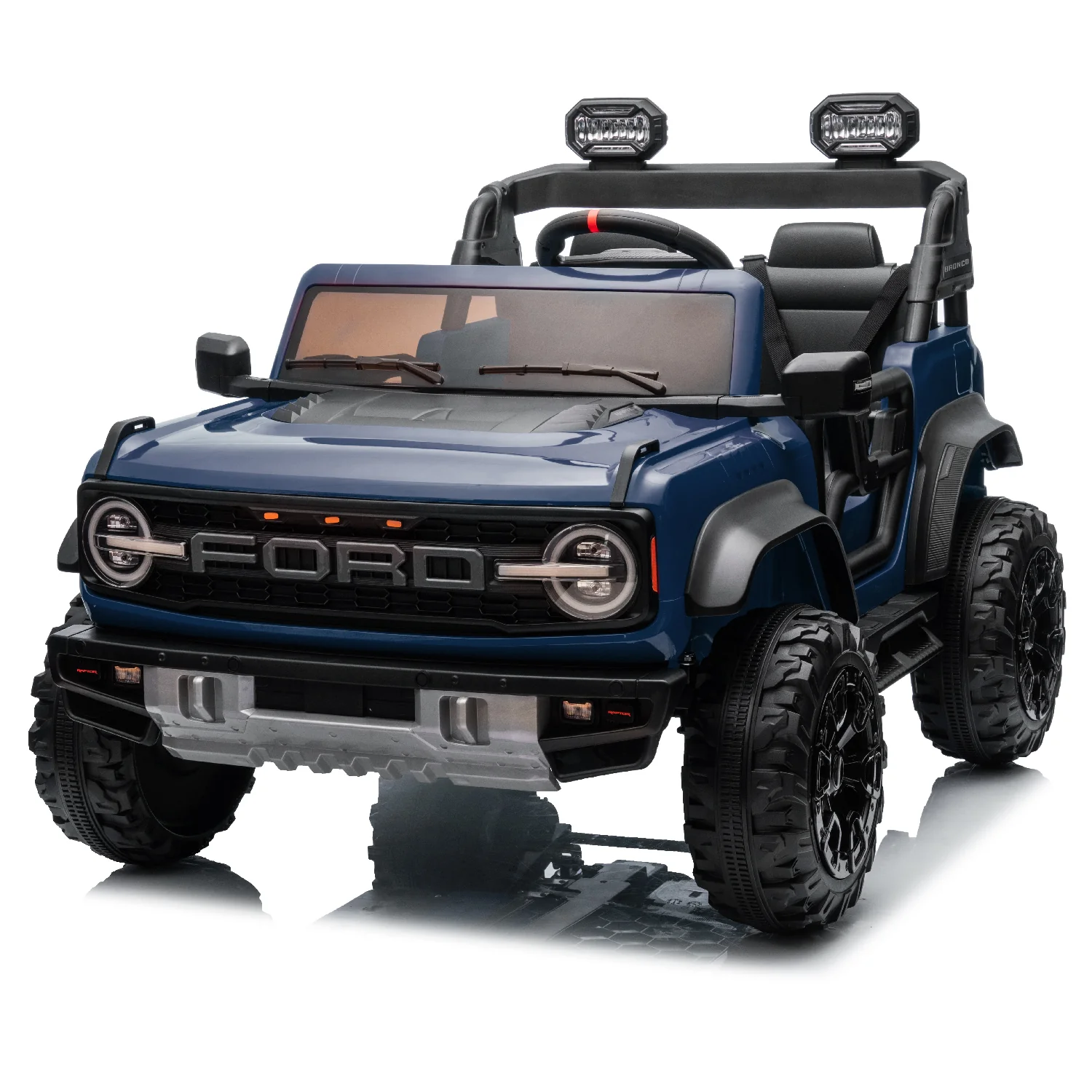 Licensed Ford Bronco Raptor 24V 2 Seater Electric Ride-On Car – Parental Remote, Music, Suspension & Working LED Lights - Image 9