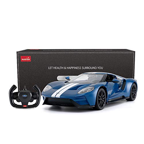 Ford GT RC Car 1/14 Scale Licensed Remote Control Toy Car with Open Doors and Working Lights by Rastar - Image 10