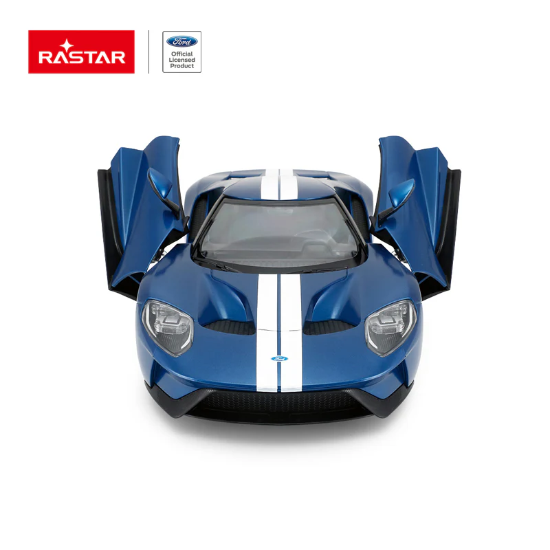 Ford GT RC Car 1/14 Scale Licensed Remote Control Toy Car with Open Doors and Working Lights by Rastar - Image 12