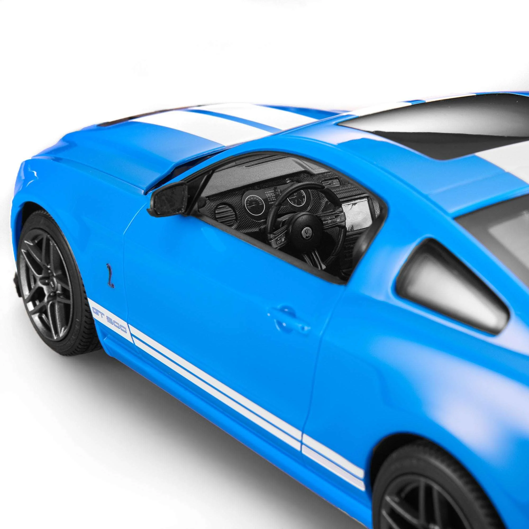 Ford Shelby GT500 RC Car 1/14 Scale Licensed Remote Control Toy Car with Working Lights by Rastar - Image 11