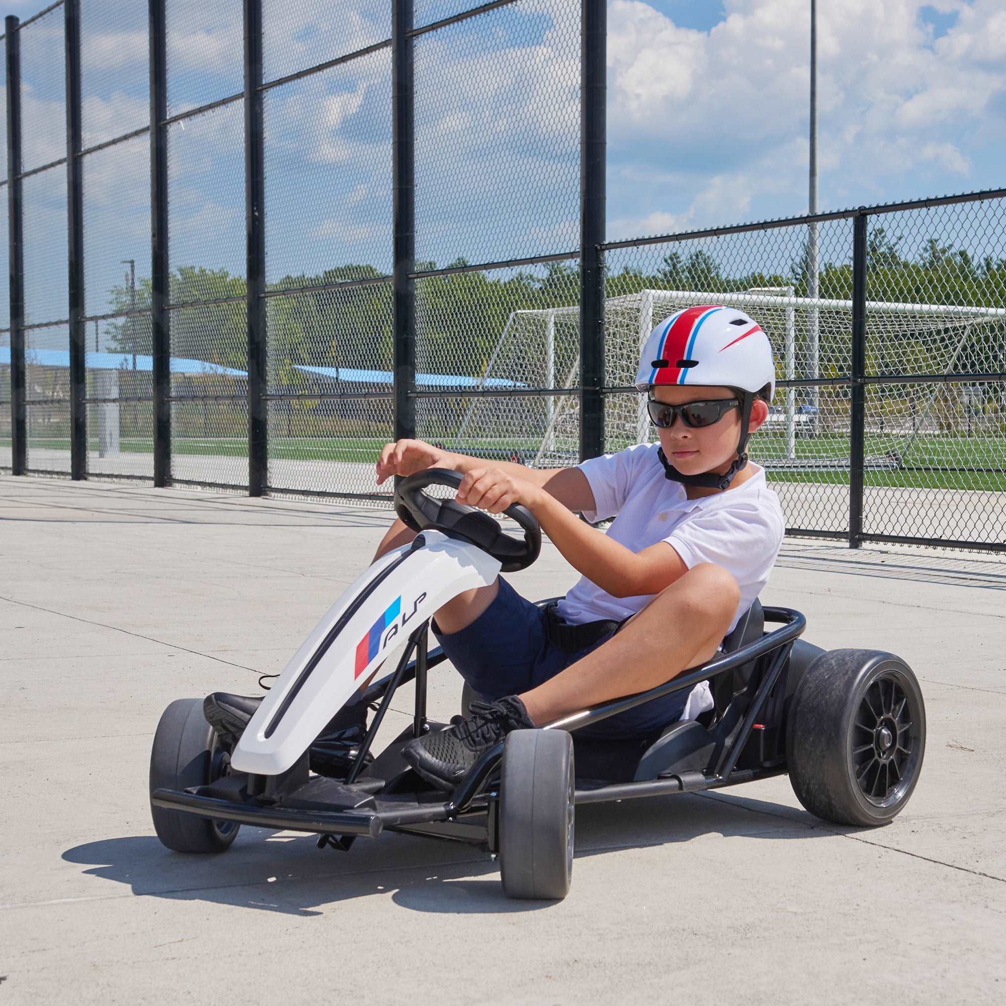 Go Kart 24V High-Speed Outdoor Racer Drifter with Seat Belt - Image 4
