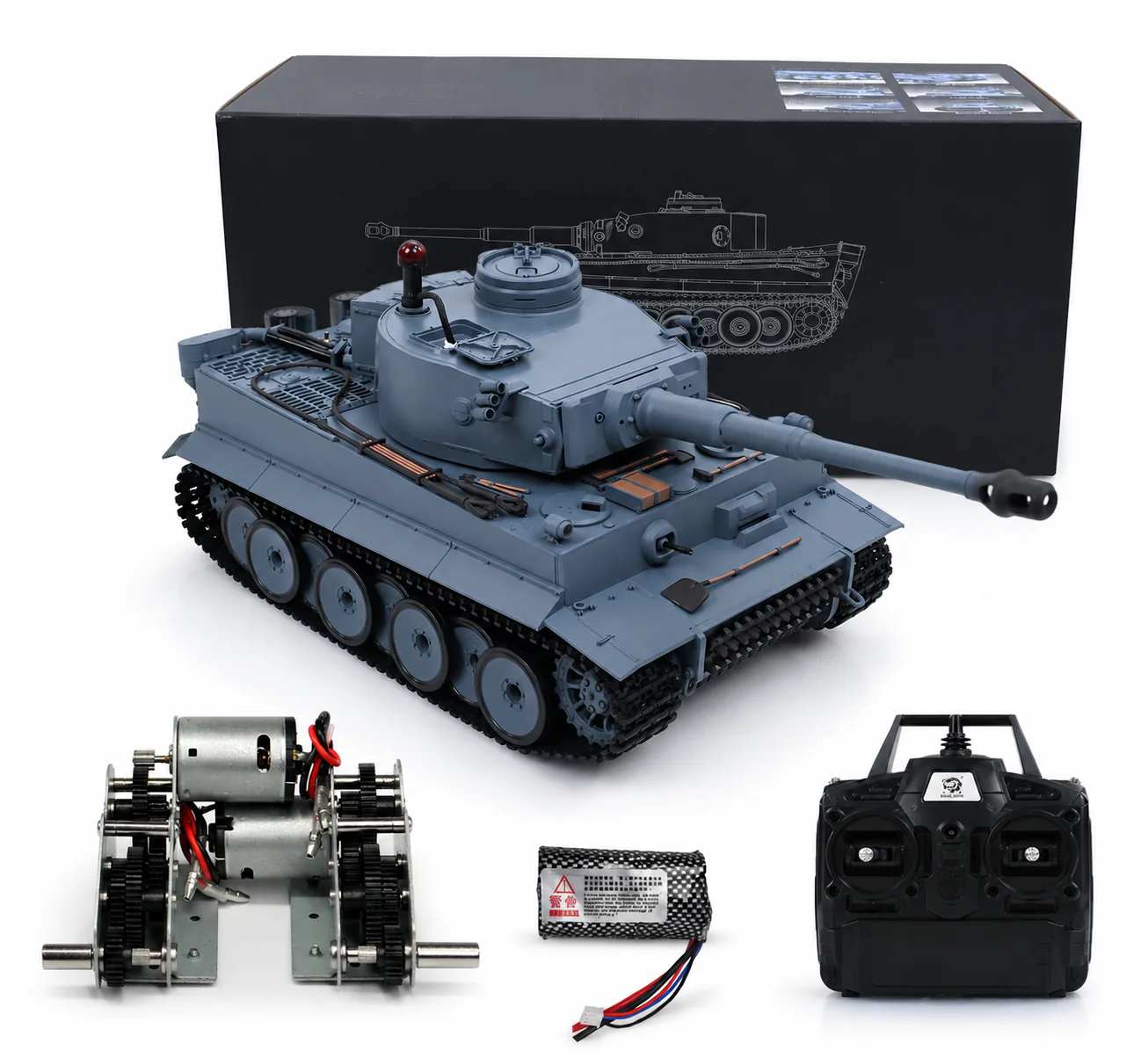 Heng Long® 1/16 RC Battle Tank Tiger I – Upgraded Edition