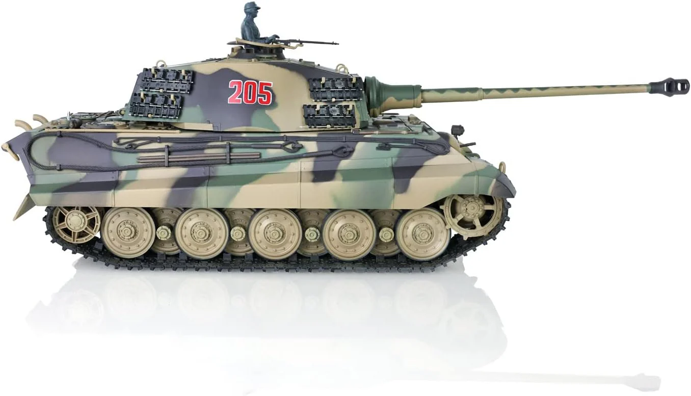Heng Long 1/16 King Tiger Henschel RC Tank Upgrade Edition RTR - Image 2
