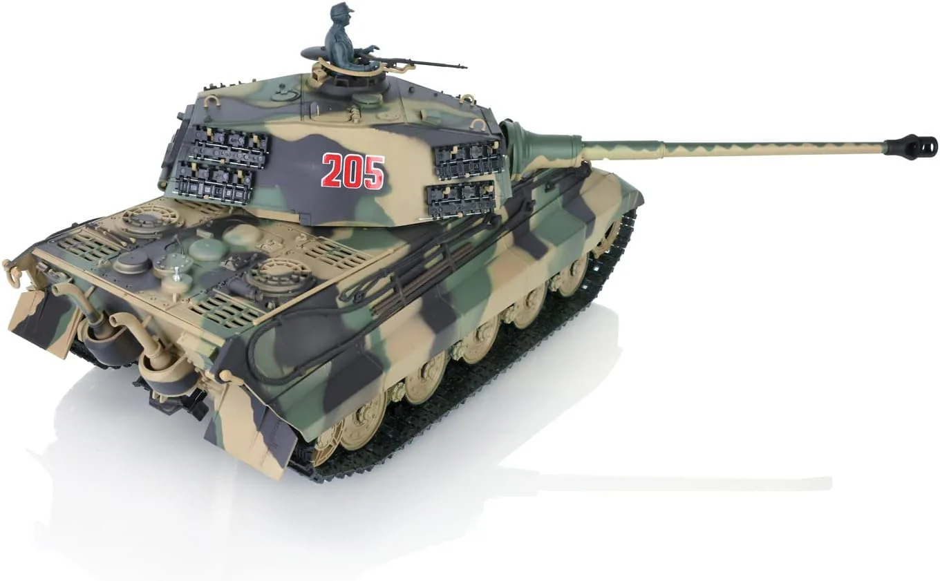Heng Long 1/16 King Tiger Henschel RC Tank Upgrade Edition RTR - Image 3