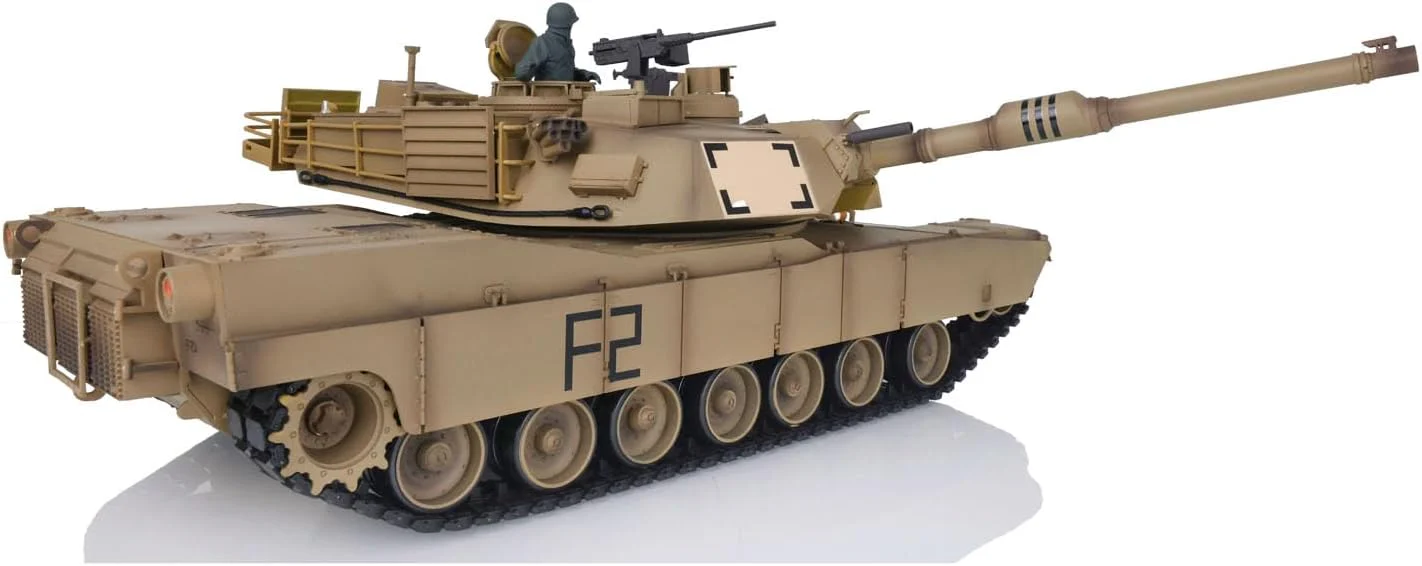 Heng Long® 1/16 RC Tank U.S.A M1A2 Abrams – Upgrade Edition – Metal Gearbox, Infrared Battle & Real Sound Effects - Image 2