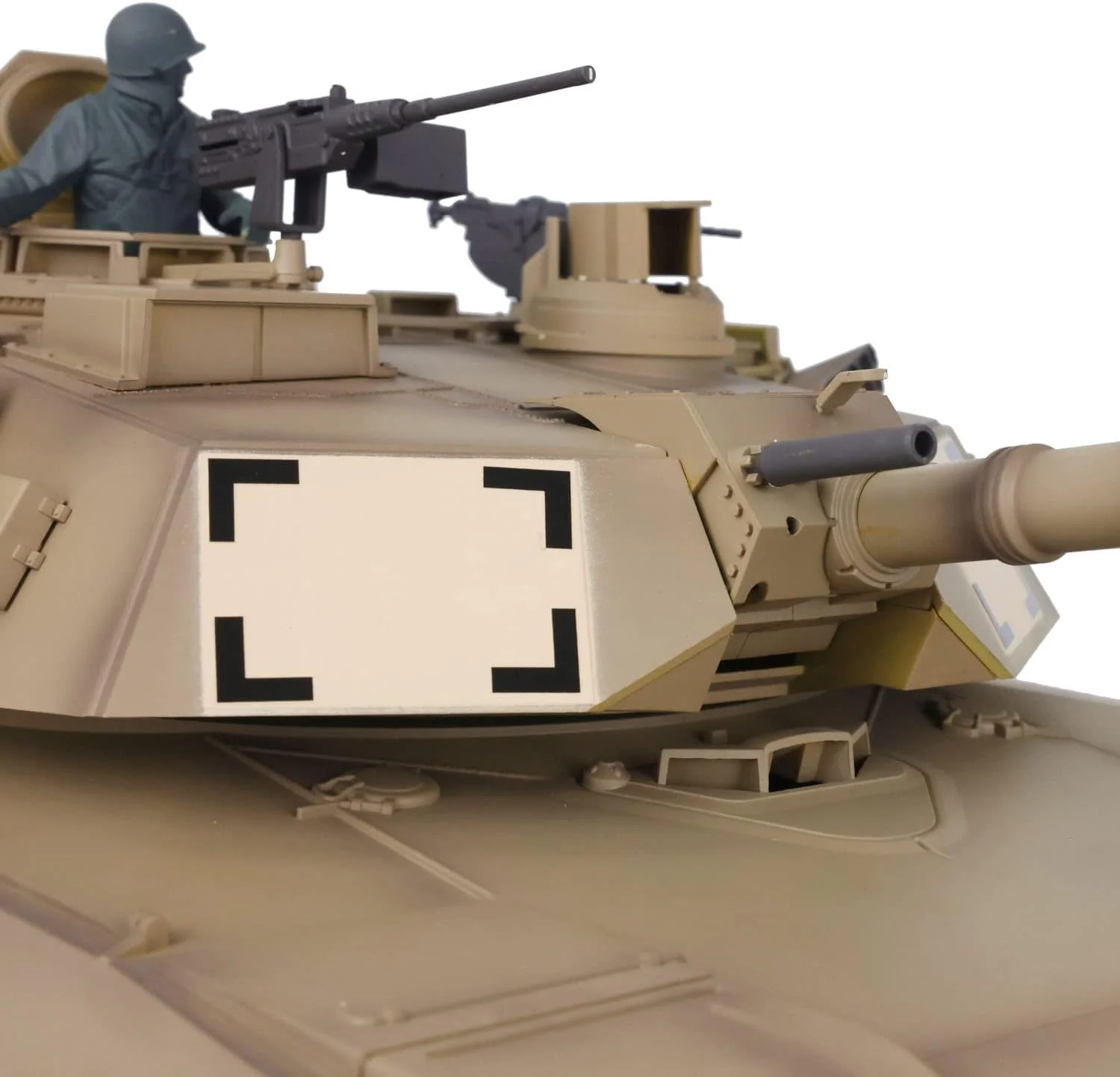 Heng Long® 1/16 RC Tank U.S.A M1A2 Abrams – Upgrade Edition – Metal Gearbox, Infrared Battle & Real Sound Effects - Image 3