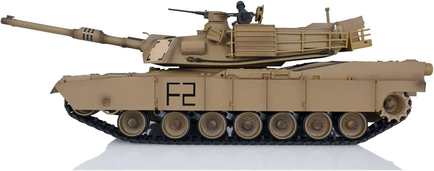 Heng Long® 1/16 RC Tank U.S.A M1A2 Abrams – Upgrade Edition – Metal Gearbox, Infrared Battle & Real Sound Effects - Image 6