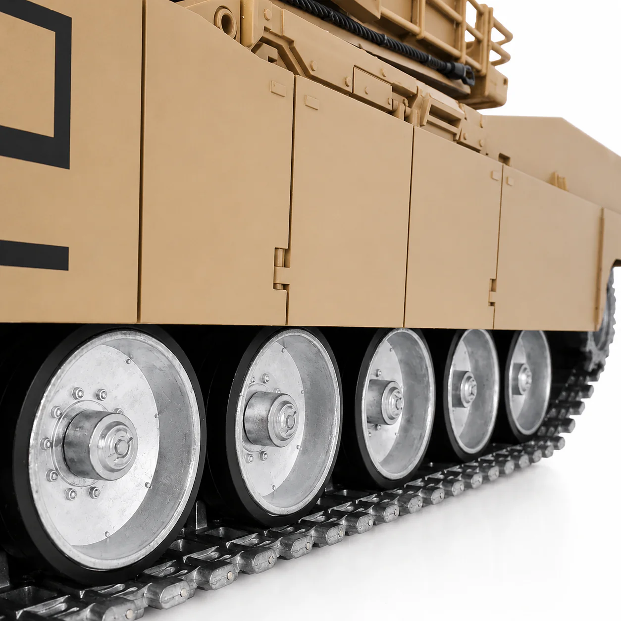 Heng Long® 1/16 M1A2 Abrams RC Battle Tank – Professional Edition, Full Metal Upgrade, Infrared Battle System, Smoke & Real Sound - Image 7
