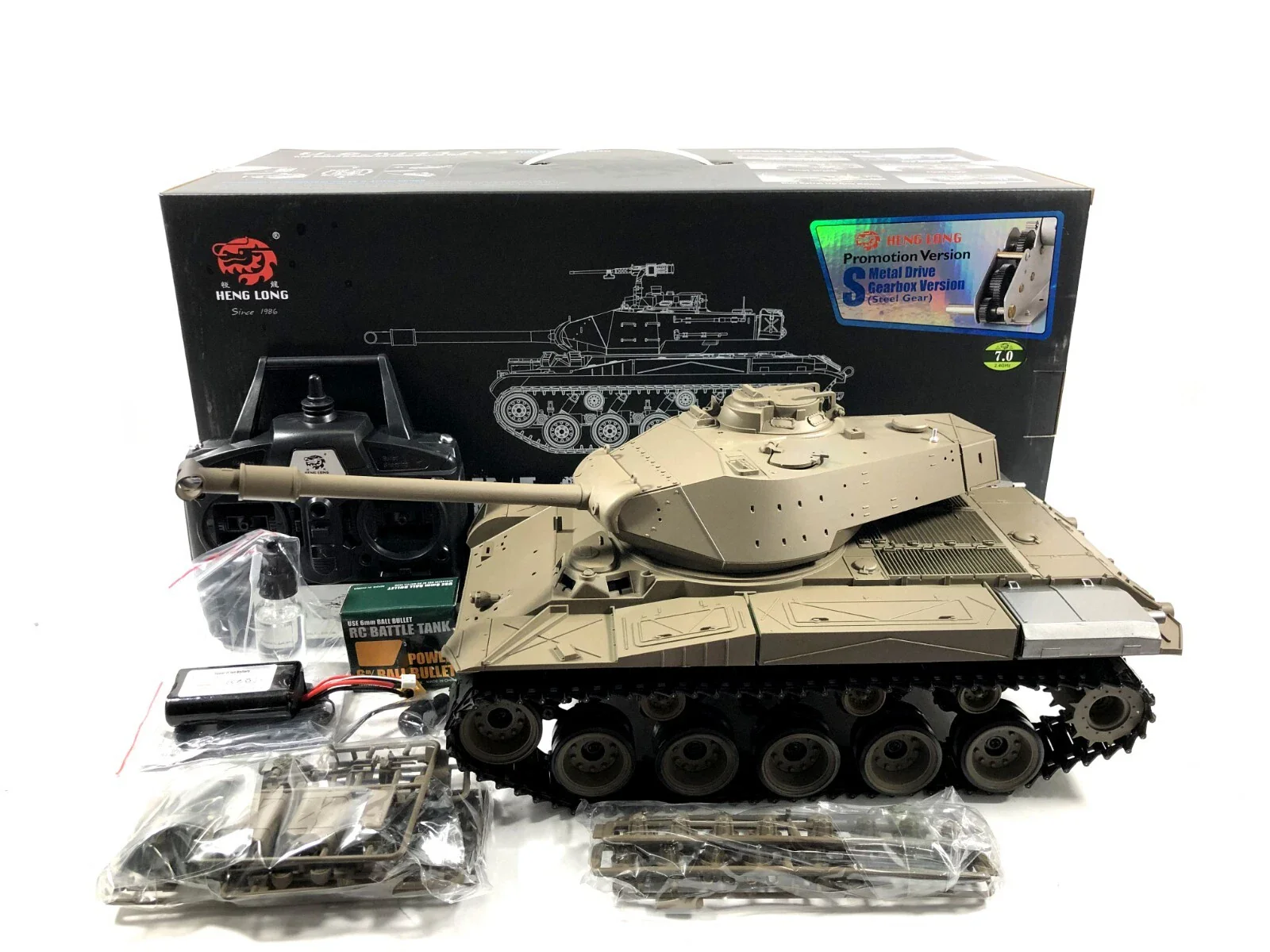 Heng Long 1/16 M41 Walker Bulldog RC Tank Upgrade Edition RTR - Image 9