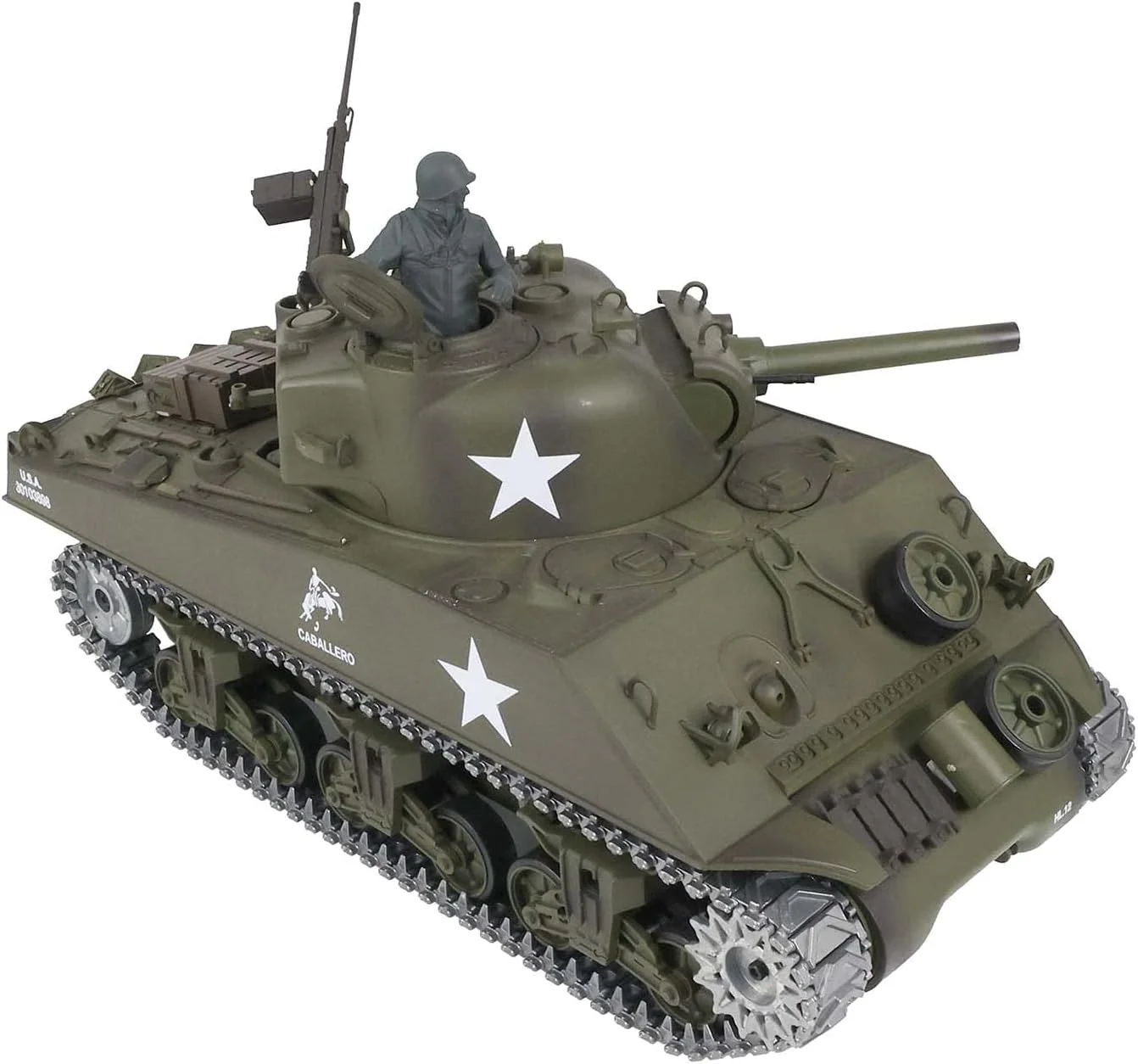 Heng Long® 1/16 RC Battle Tank USA M4A3 Sherman – Professional Edition, Full Metal Upgrade, Infrared Battle System, Smoke & Real Sound - Image 3
