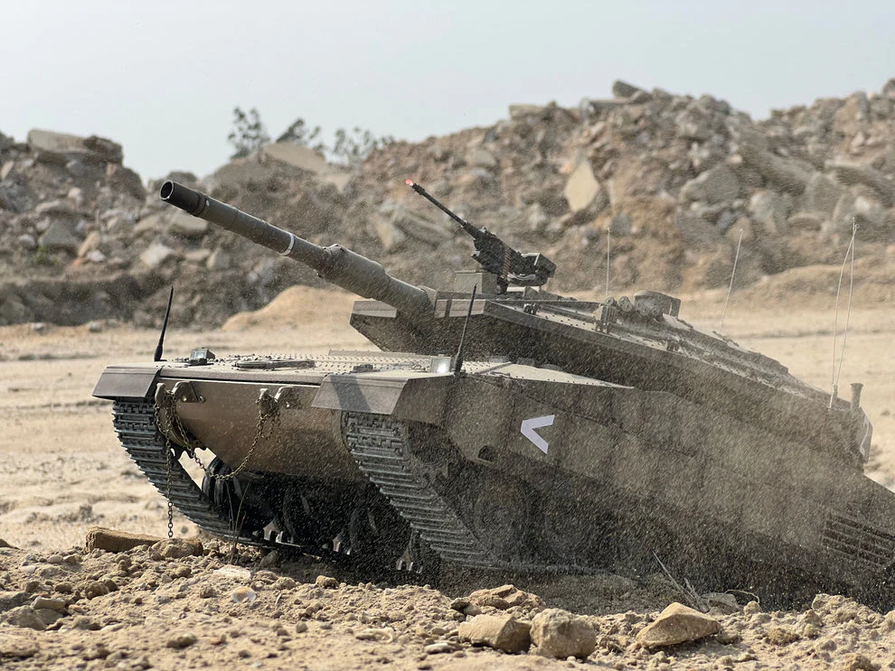 Heng Long® 1/16 RC Battle Tank Merkava MK IV – Upgrade Edition – Metal Gearbox, Infrared Battle, Real Sound & BB Shooting - Image 4