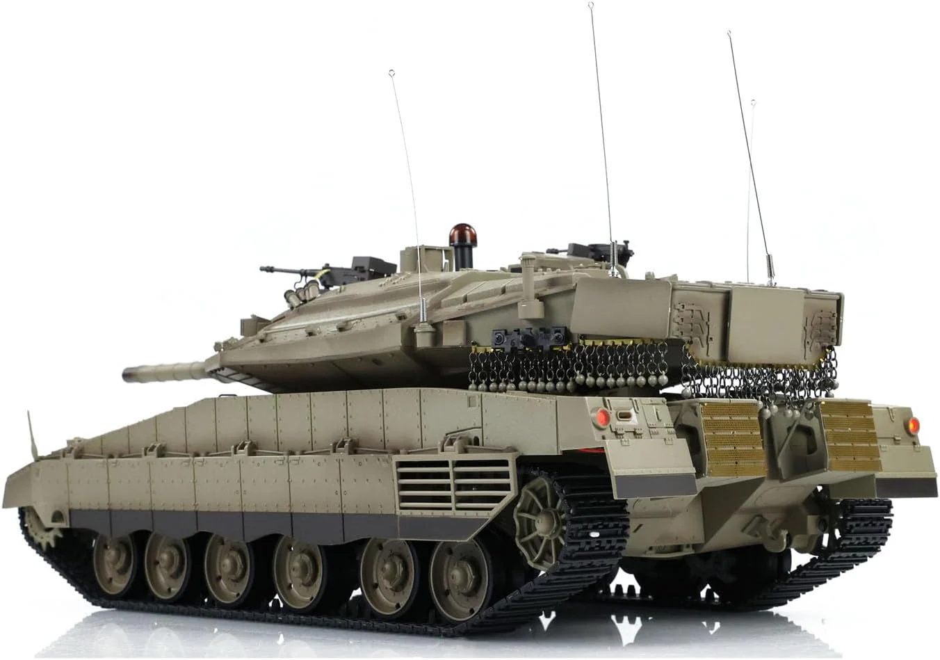 Heng Long® 1/16 RC Battle Tank Merkava MK IV – Upgrade Edition – Metal Gearbox, Infrared Battle, Real Sound & BB Shooting - Image 7