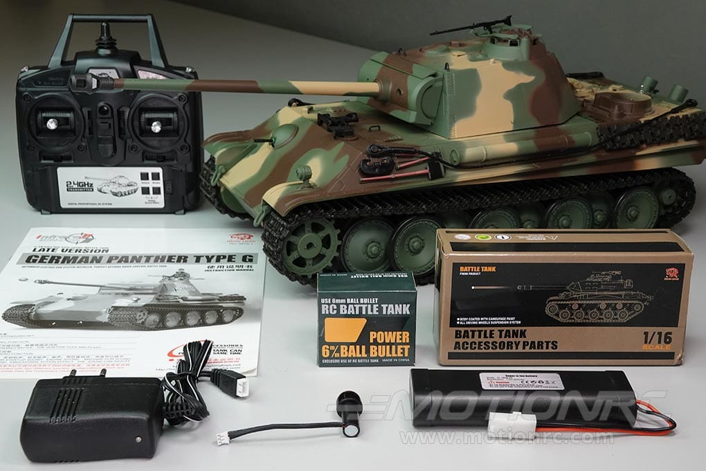 Heng Long 1/16 Panther Type G RC Tank Upgrade Edition RTR - Image 8