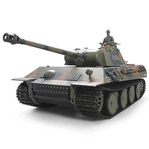 Heng Long® 1/16 RC Battle Tank Panther V – Upgrade Edition – Metal Gearbox, Infrared Battle & Real Sound Effects - Image 2