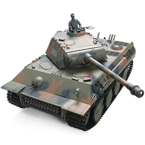 Heng Long® 1/16 RC Battle Tank Panther V – Upgrade Edition – Metal Gearbox, Infrared Battle & Real Sound Effects - Image 5