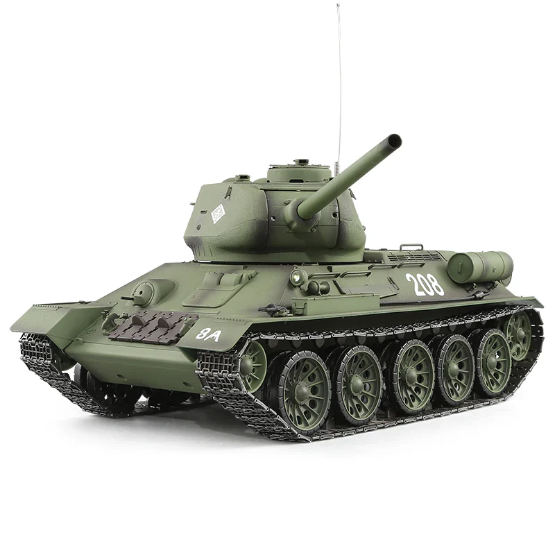 Heng Long® 1/16 RC Battle Tank T-34/85 – Upgrade Edition – Metal Gearbox, Infrared Battle & Real Sound Effects - Image 3