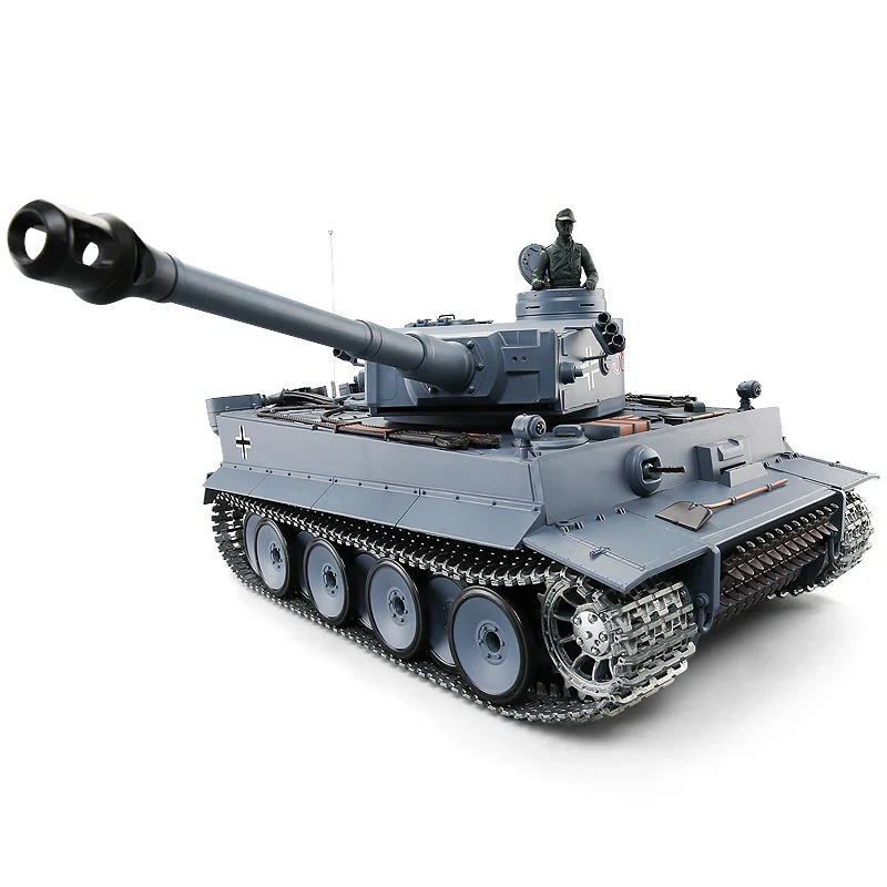 Heng Long® 1/16 RC Battle Tank Tiger I – Professional Edition – Full Metal Tracks, Infrared Battle & Barrel Recoil - Image 2