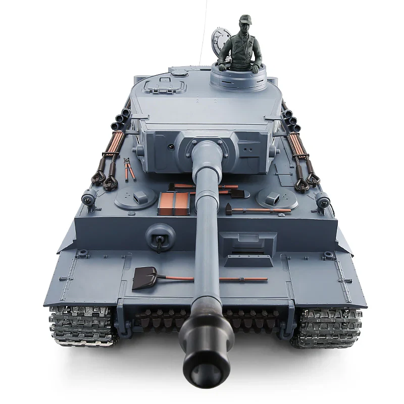 Heng Long® 1/16 RC Battle Tank Tiger I – Professional Edition – Full Metal Tracks, Infrared Battle & Barrel Recoil - Image 3