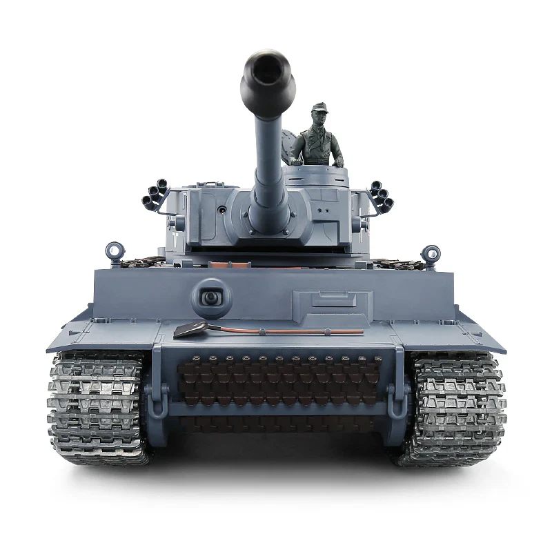 Heng Long® 1/16 RC Battle Tank Tiger I – Professional Edition – Full Metal Tracks, Infrared Battle & Barrel Recoil - Image 4