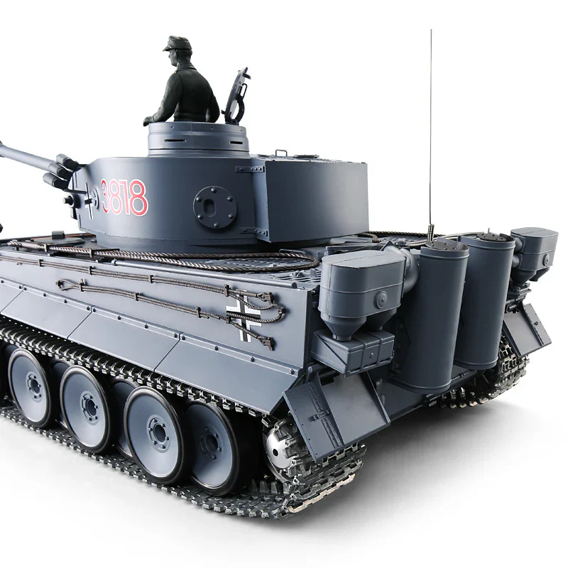 Heng Long® 1/16 RC Battle Tank Tiger I – Professional Edition – Full Metal Tracks, Infrared Battle & Barrel Recoil - Image 5