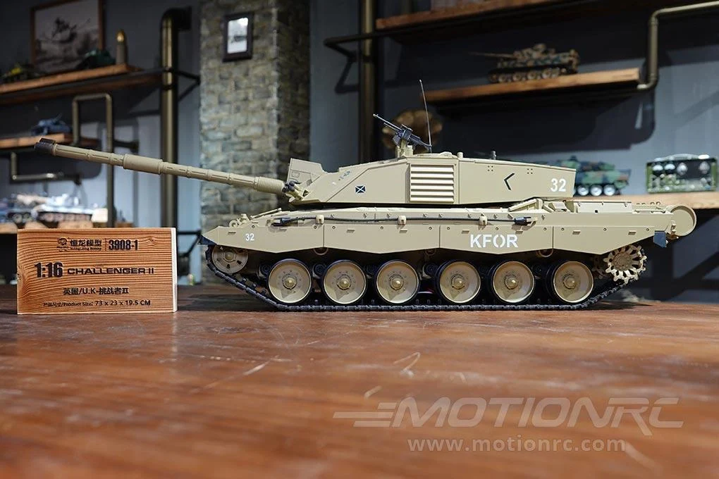 Heng Long 1/16 UK Challenger II RC Tank Upgrade Edition RTR - Image 10