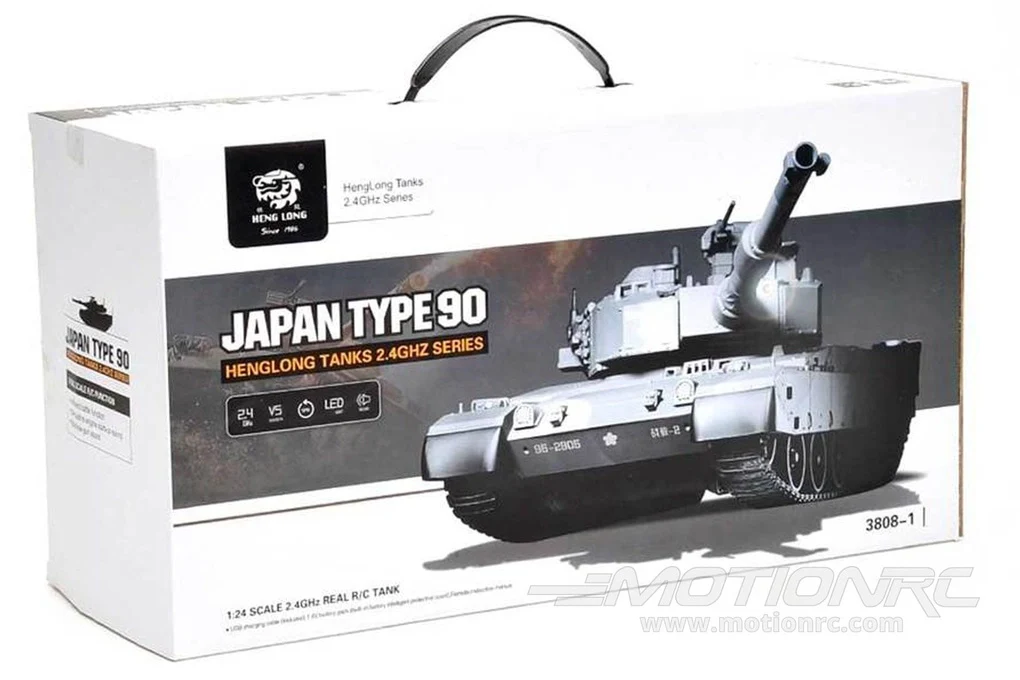 Heng Long 1/24 Japanese Type 90 RC Battle Tank RTR - Image 5