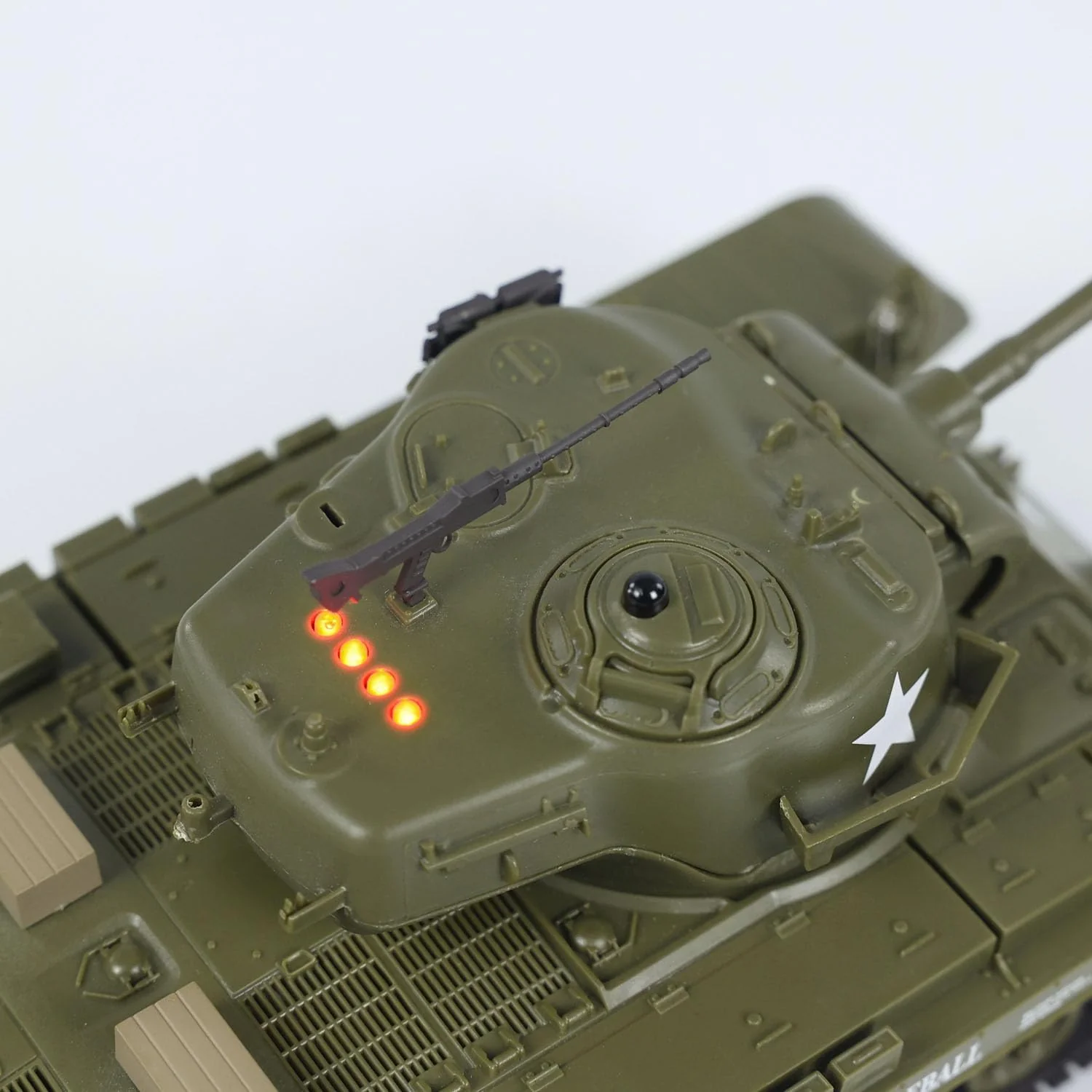 Heng Long® 1/30 RC Battle Tank M26 Pershing – 320° Turret Rotation, Infrared Battle, Realistic Sound & Light - Image 6