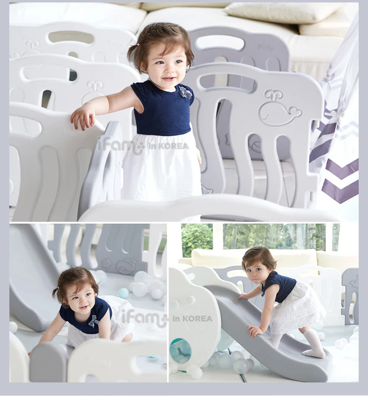 IFAM Shell baby room (Grey4+White5+1Door) 10pc - Image 4