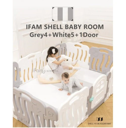 IFAM Shell baby room (Grey4+White5+1Door) 10pc - Image 5