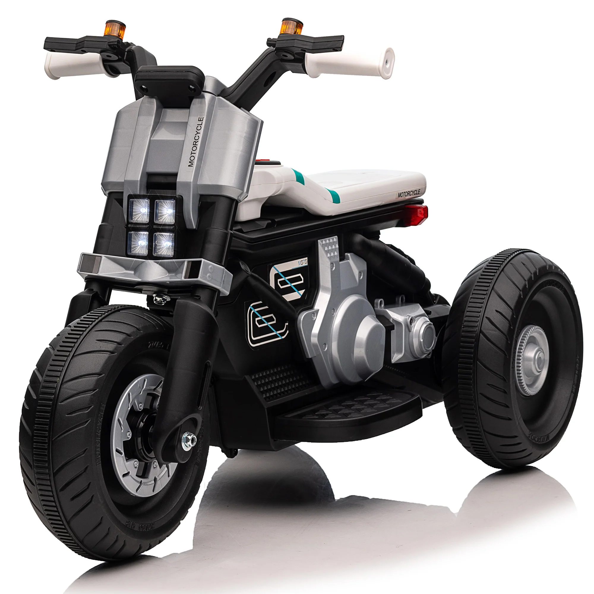 Kids Motorcycle 6V with 3 Wheels, Realistic Lights and Sound - Image 2
