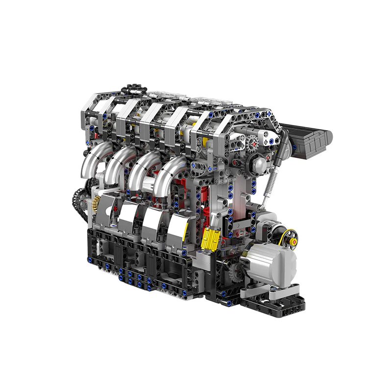 Mould King L4 Casoline Engine Building Blocks Kit - 1787Pcs - Image 11