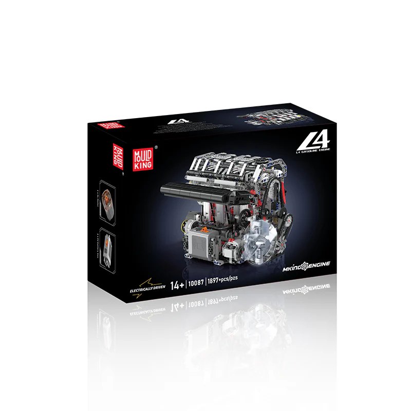 Mould King L4 Casoline Engine Building Blocks Kit - 1787Pcs - Image 8