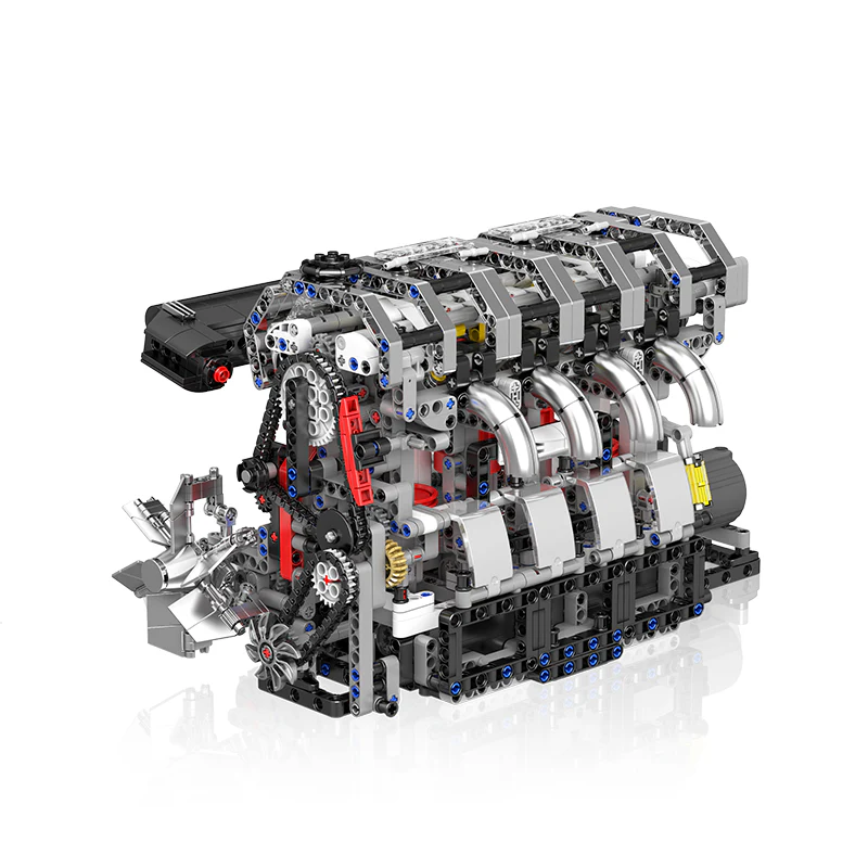 Mould King L4 Casoline Engine Building Blocks Kit - 1787Pcs - Image 9