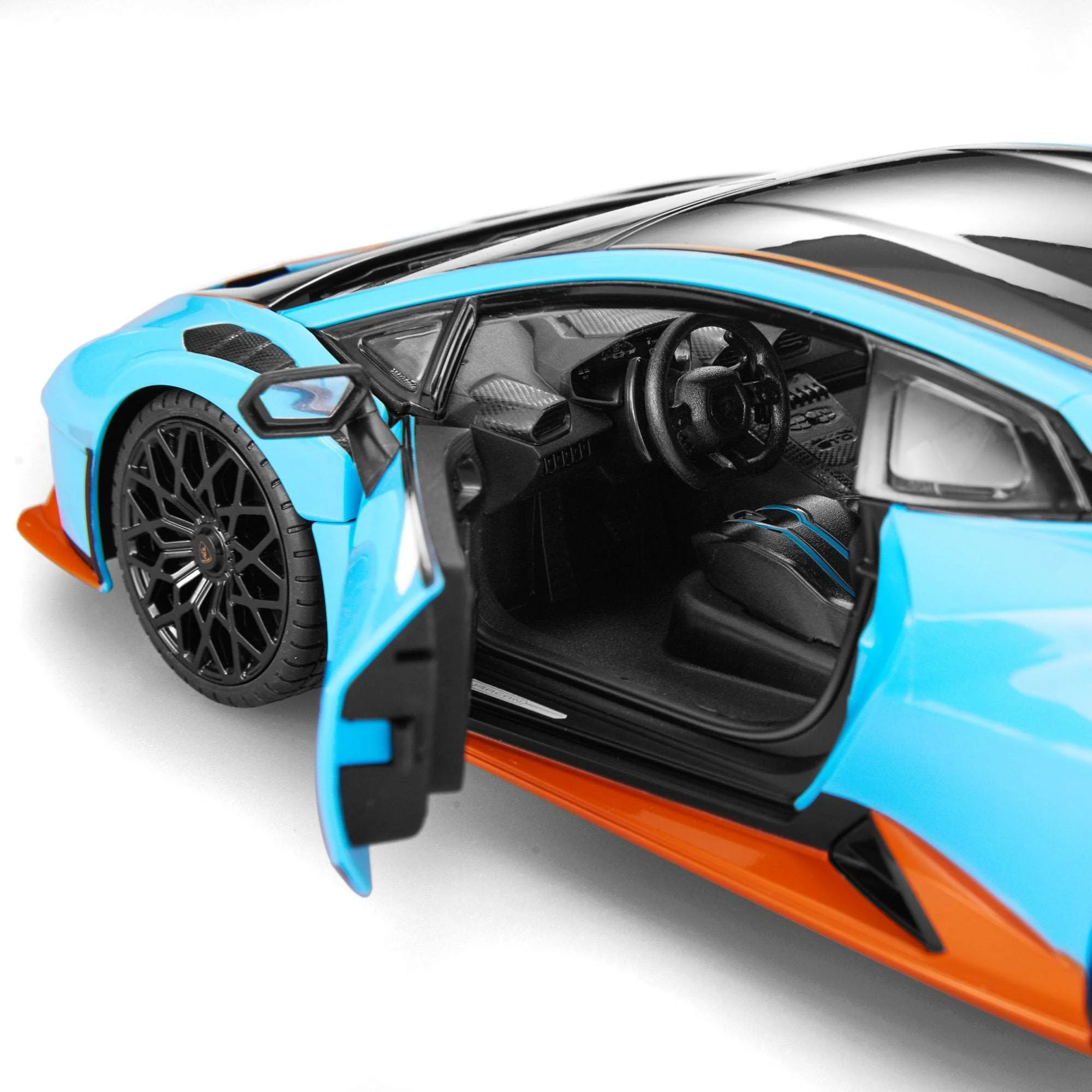 Lamborghini Huracan STO RC Car 1/14 Scale Licensed Remote Control Toy Car with Open Doors and Working Lights by Rastar - Image 12