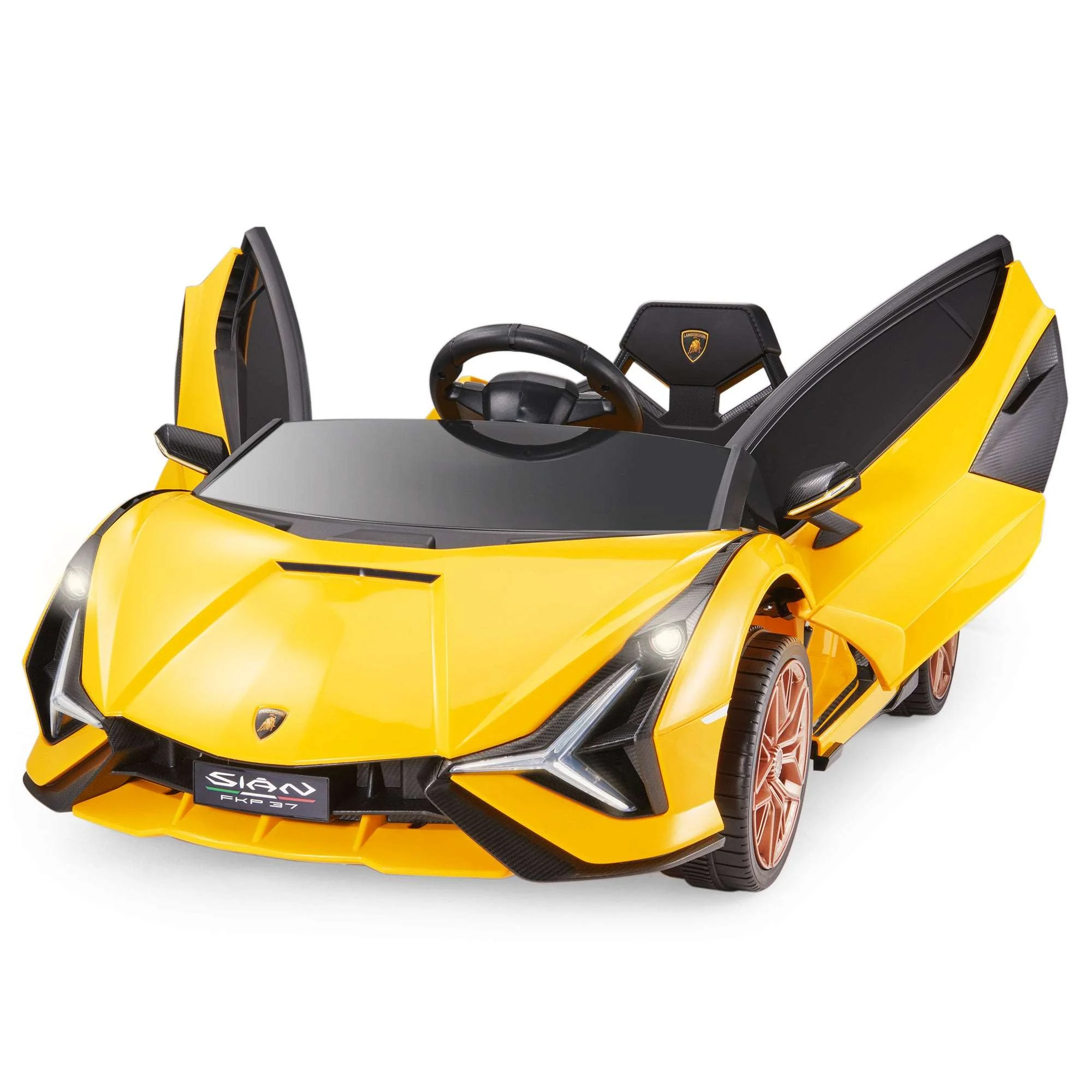 Lamborghini SIAN FKP 37 12V Ride on Car with Scissor Doors and Remote Control, Licensed - Image 11