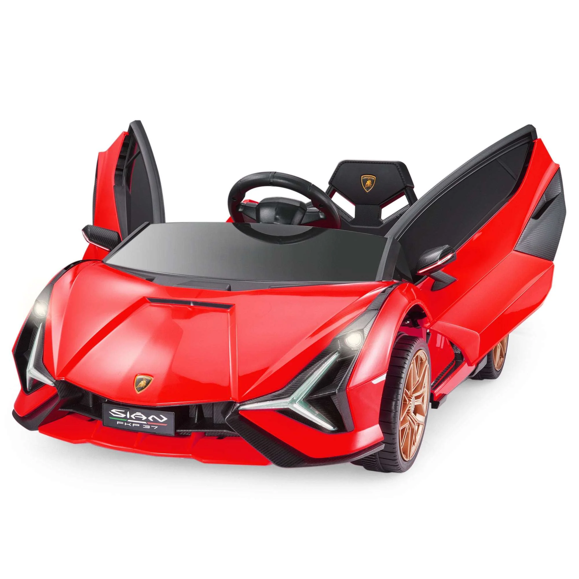 Lamborghini SIAN FKP 37 12V Ride on Car with Scissor Doors and Remote Control, Licensed - Image 12