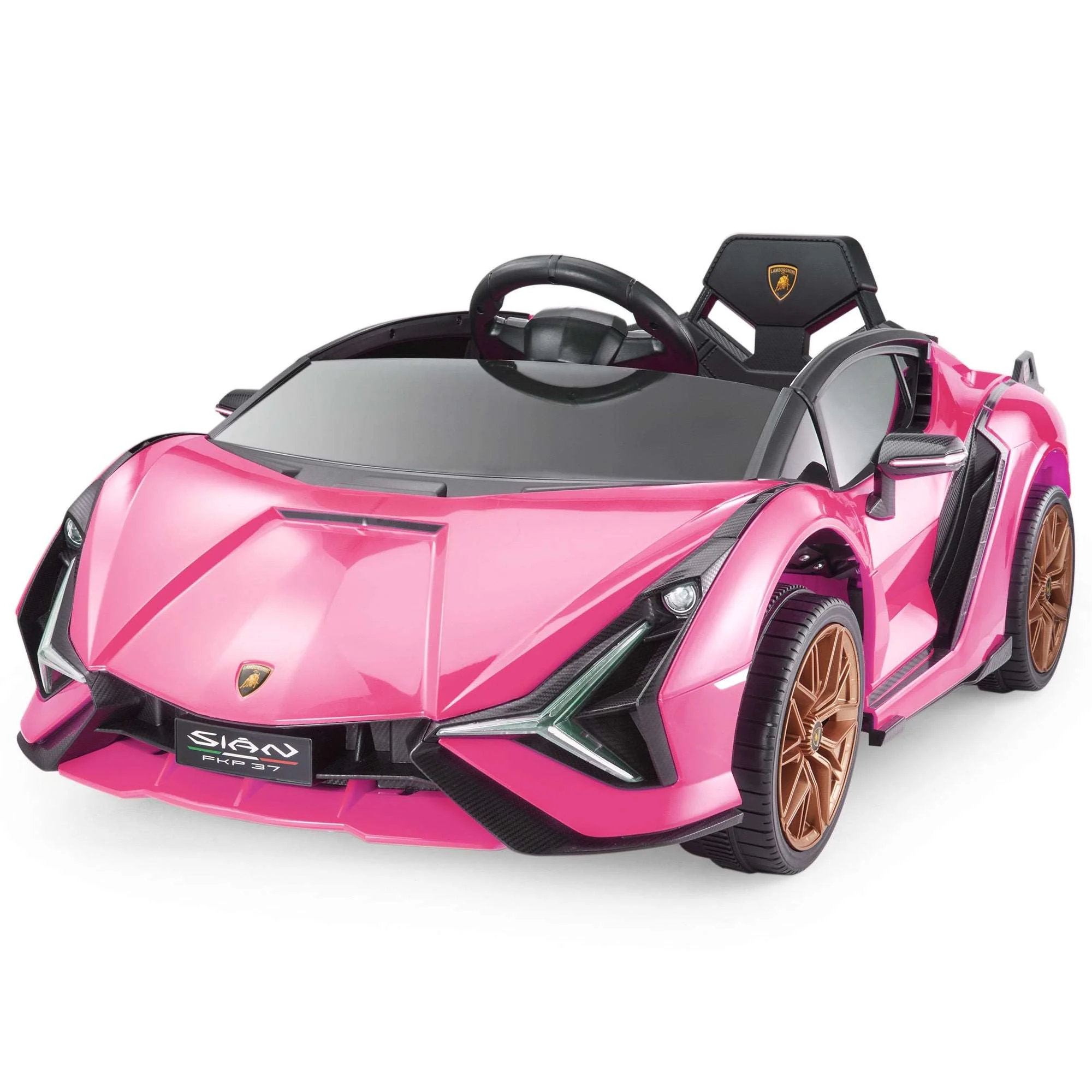 Lamborghini SIAN FKP 37 12V Ride on Car with Scissor Doors and Remote Control, Licensed - Image 14