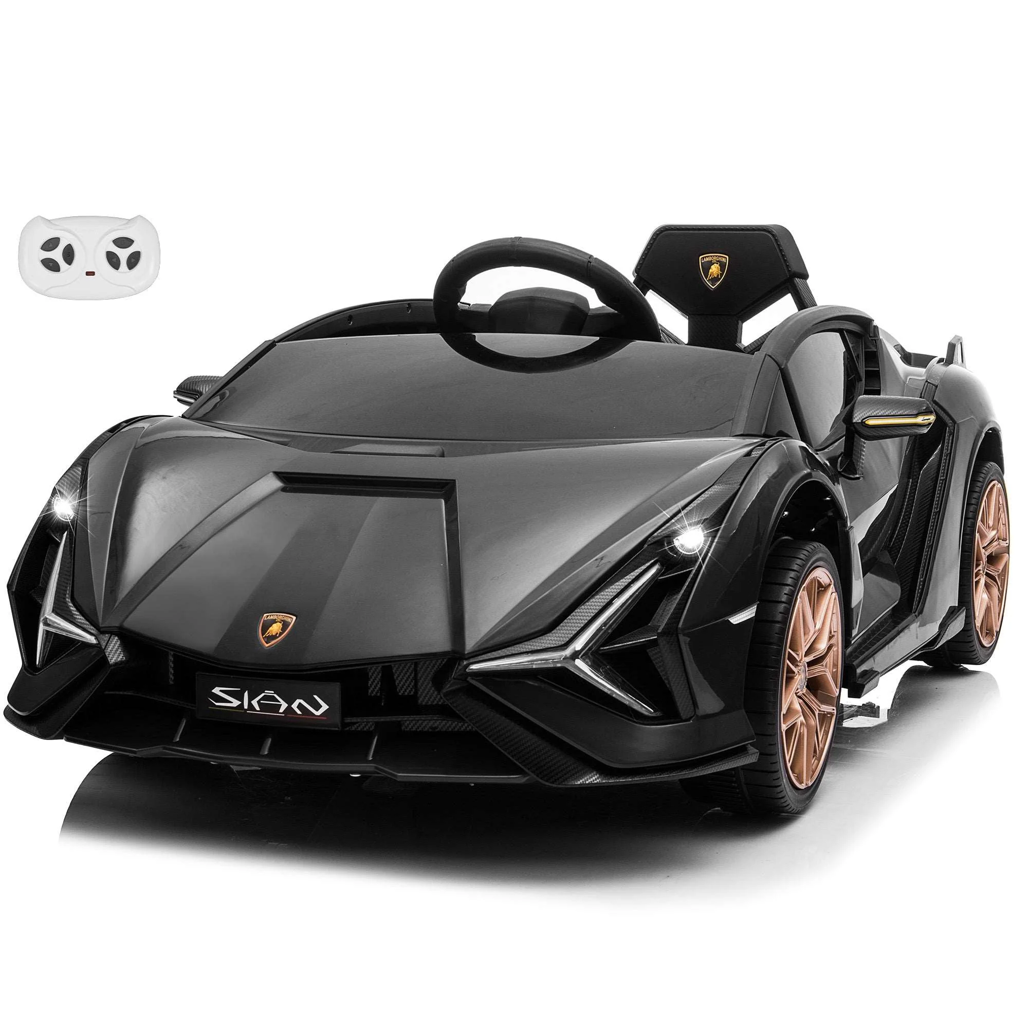 Lamborghini SIAN FKP 37 12V Ride on Car with Scissor Doors and Remote Control, Licensed - Image 9