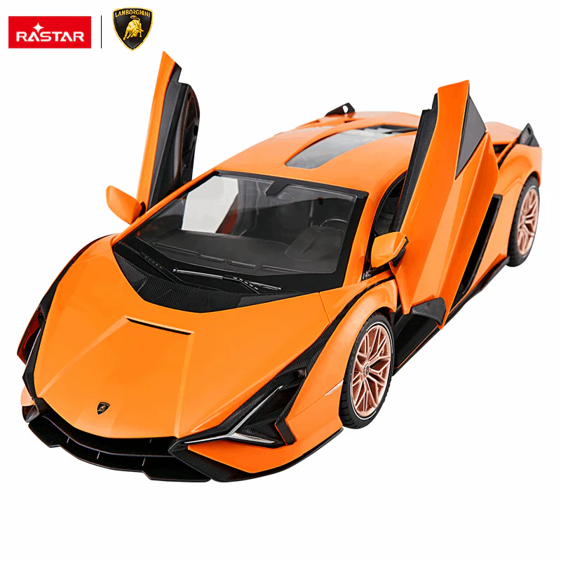 Lamborghini SIAN FKP 37 RC Car 1/14 Scale Licensed Remote Control Toy Car with Open Doors and Working Lights by Rastar - Image 3