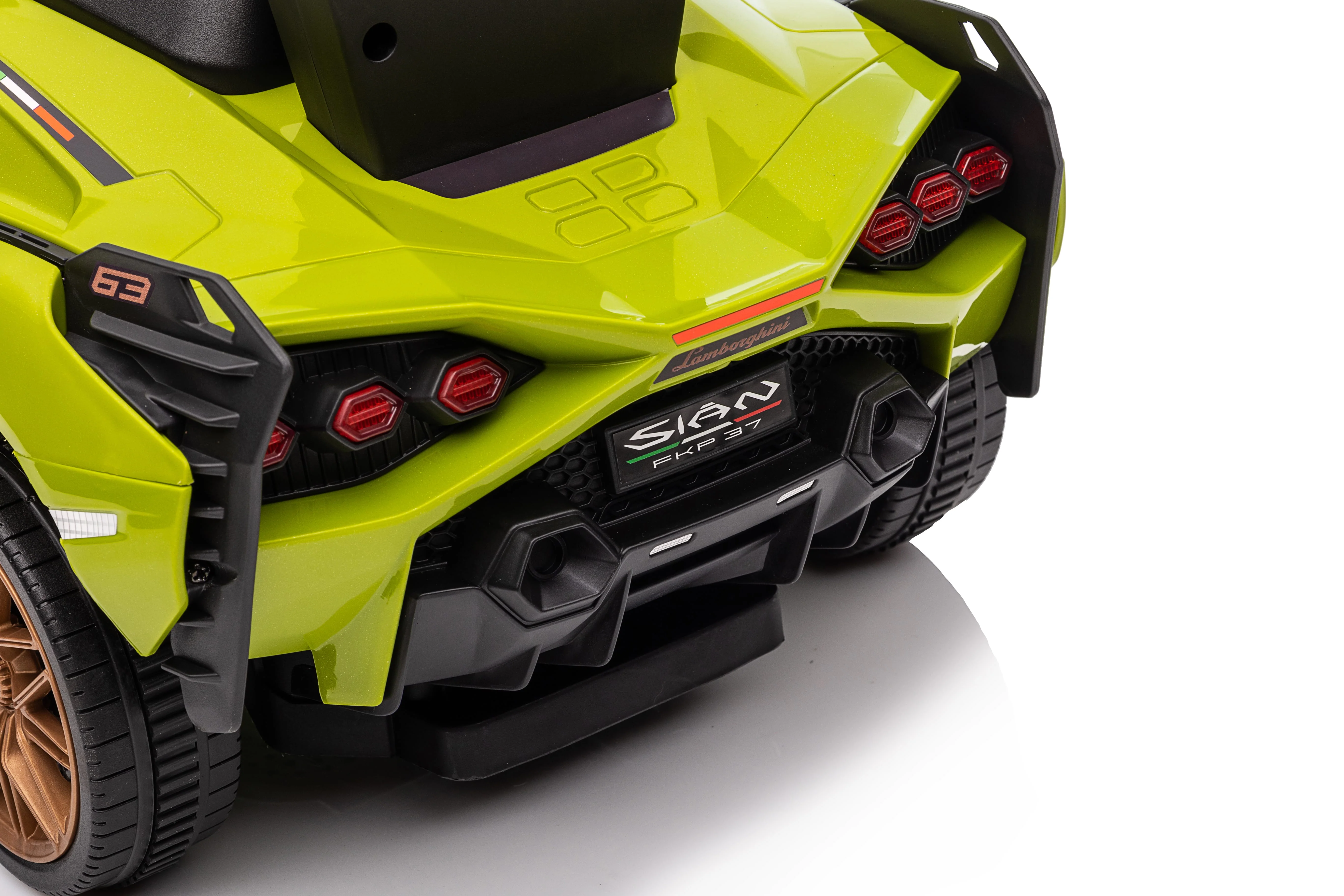 Lamborghini SIAN Foot to Floor Push Pedal Ride On Car with Music and Lights, Licensed - Image 11
