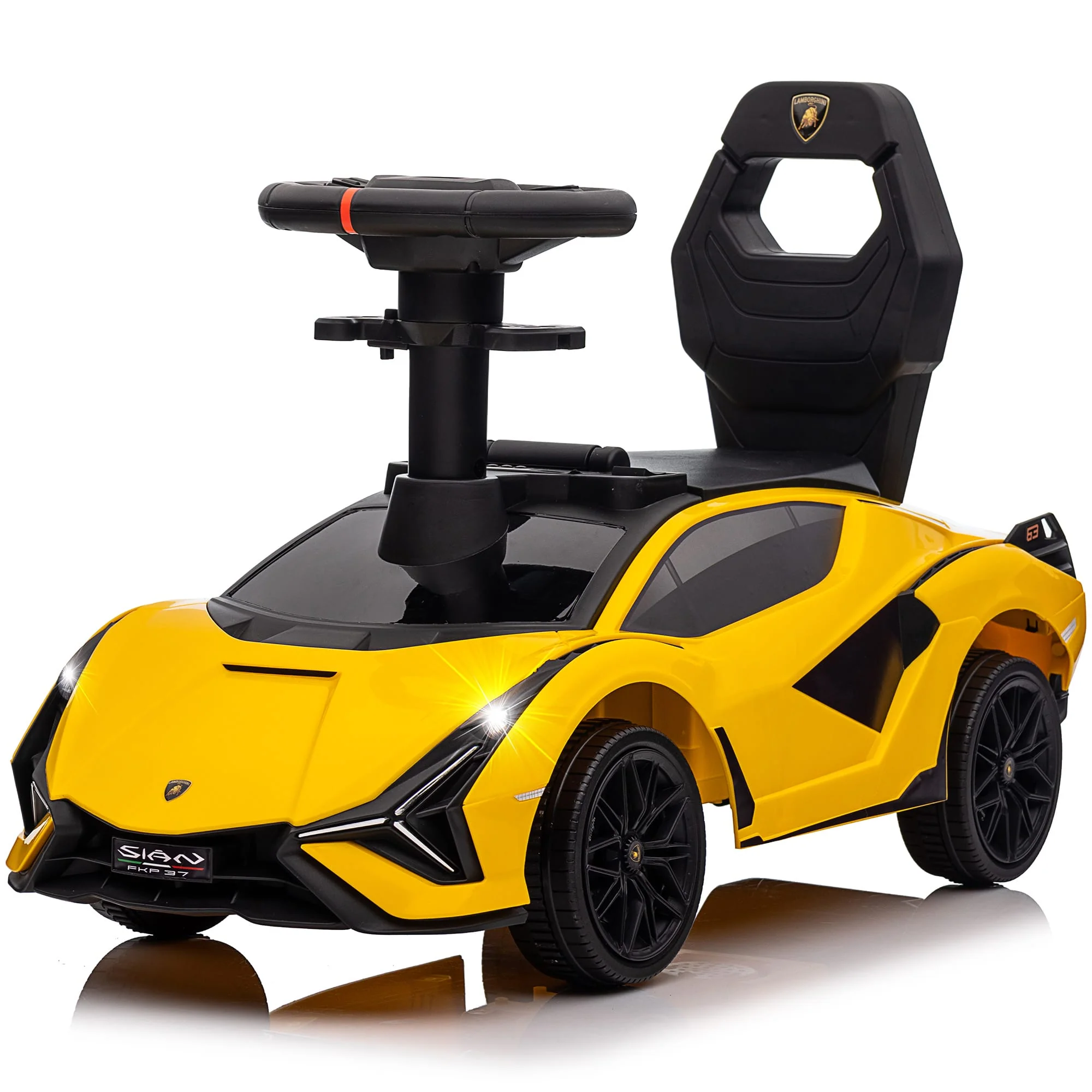 Lamborghini SIAN Foot to Floor Push Pedal Ride On Car with Music and Lights, Licensed - Image 14
