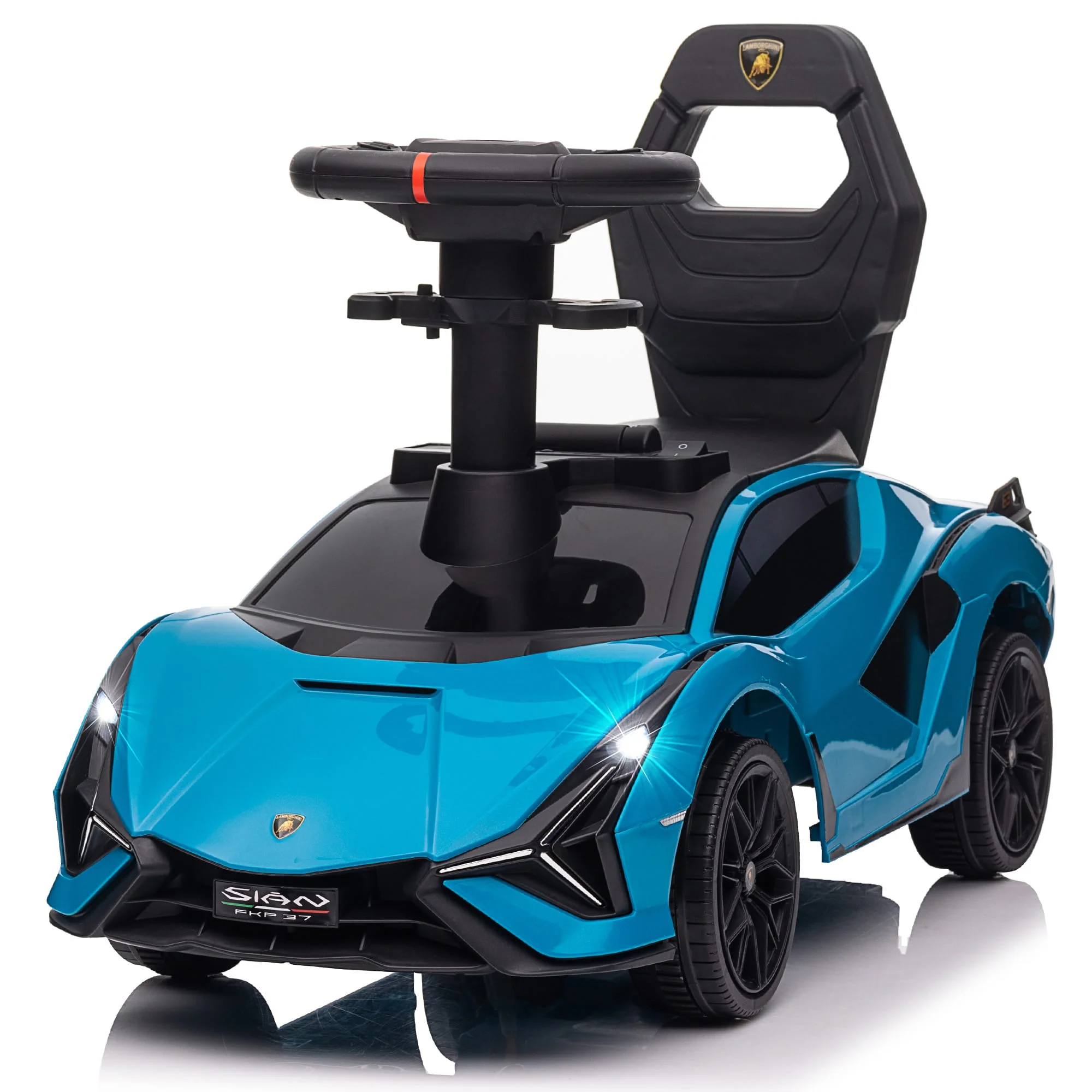 Lamborghini SIAN Foot to Floor Push Pedal Ride On Car with Music and Lights, Licensed - Image 16