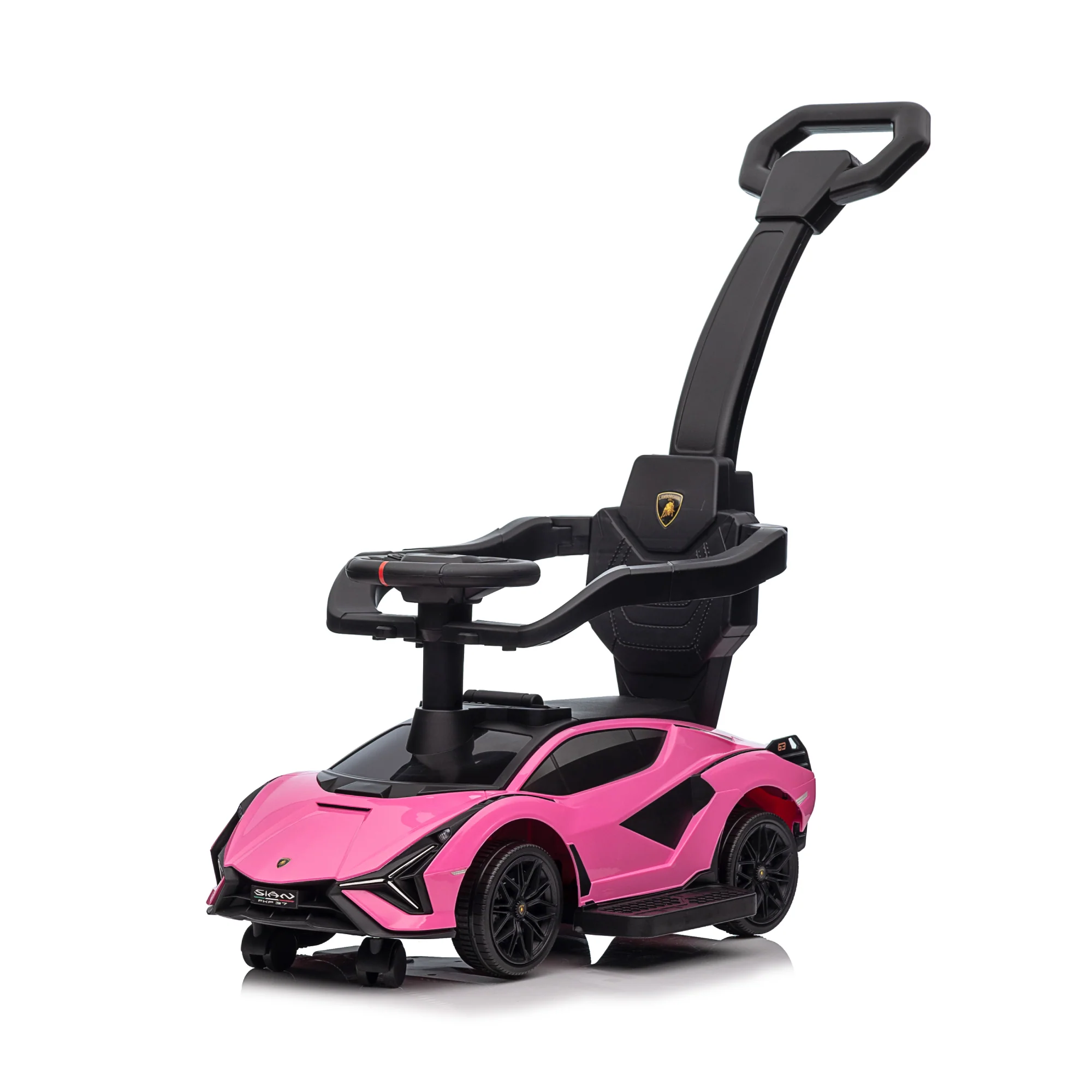 Lamborghini SIAN Push Car Pedal Ride On Car with Music and Lights, Licensed - Image 10