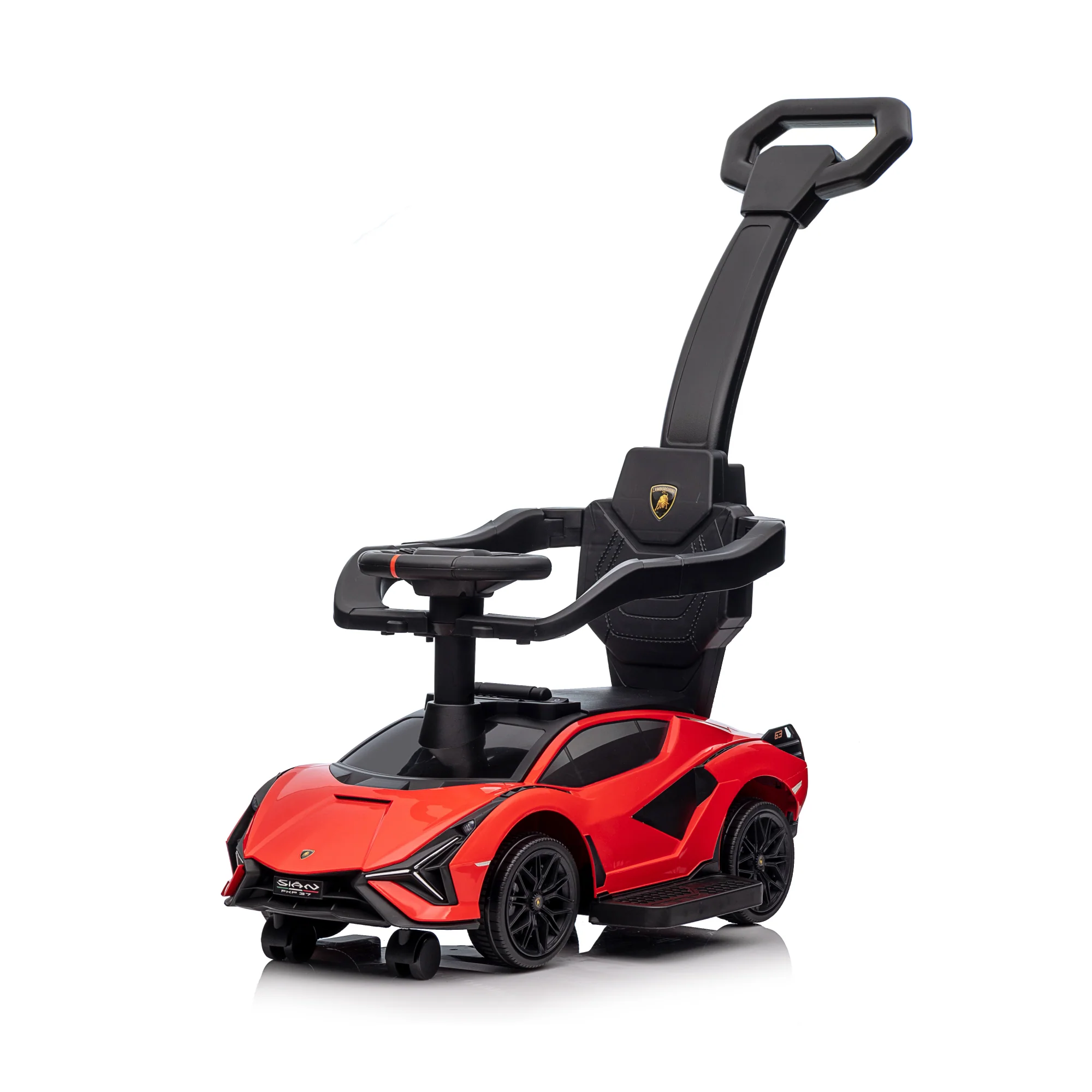 Lamborghini SIAN Push Car Pedal Ride On Car with Music and Lights, Licensed - Image 11