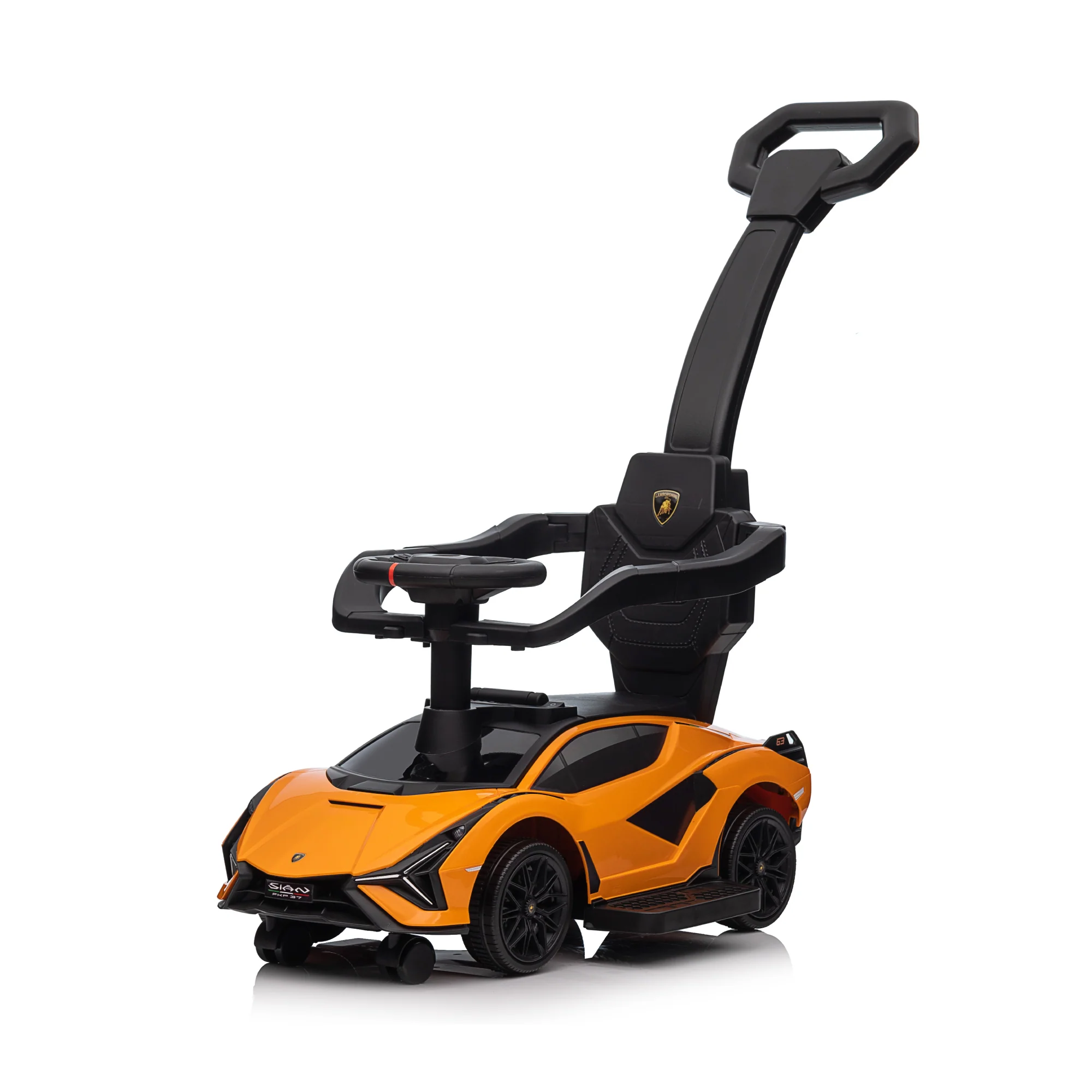 Lamborghini SIAN Push Car Pedal Ride On Car with Music and Lights, Licensed - Image 9