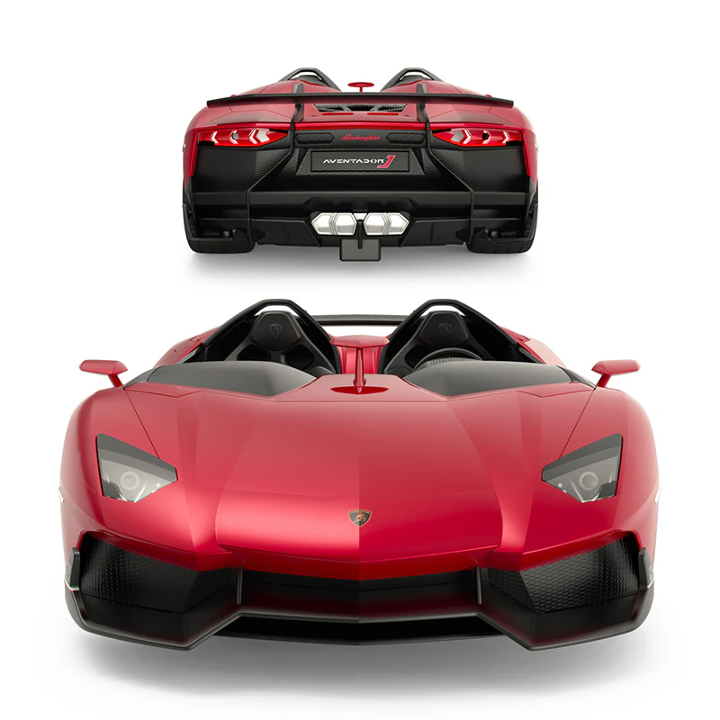Lamborghini Aventador J RC Car 1/12 Scale Licensed Remote Control Toy Car with Working Lights by Rastar - Image 2